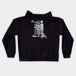 Music Forever Even in Death Skeleton at the Jukebox Kids Hoodie